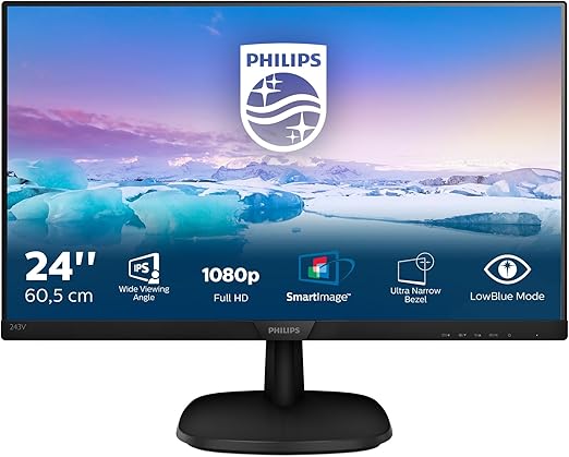 PHILIPS 243V7QDSB Monitor 24" LED IPS FHD